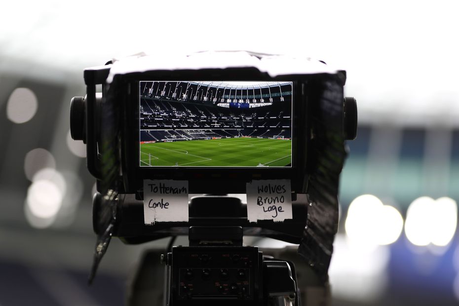 TV camera at Tottenham Hotspur