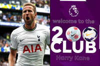 Harry Kane joins the 200 Club