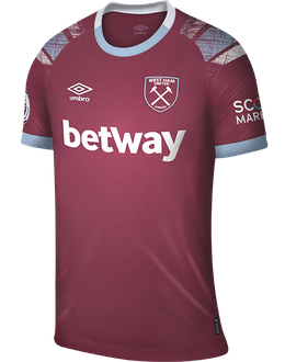 West Ham home shirt, 2022/23